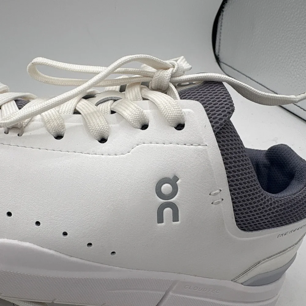 On Cloud The Roger Advantage White Fossil Sneaker 3WD10652763 Women's Size 10 - Picture 3 of 16